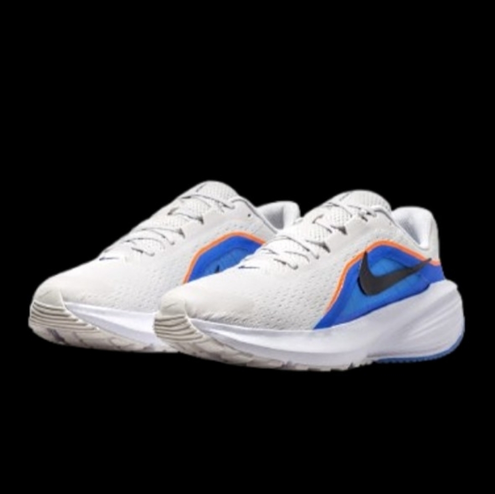Nike Downshifter 14 Running Mens Platinum White Royal Blue Orange Black